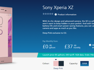 Xperia XZにはピンクが存在した！ただしイギリス限定か