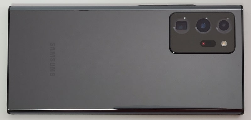 Galaxy Note20 Ultraの背面デザイン