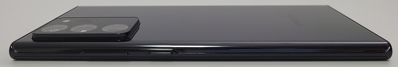 Galaxy Note20 Ultraの側面デザイン