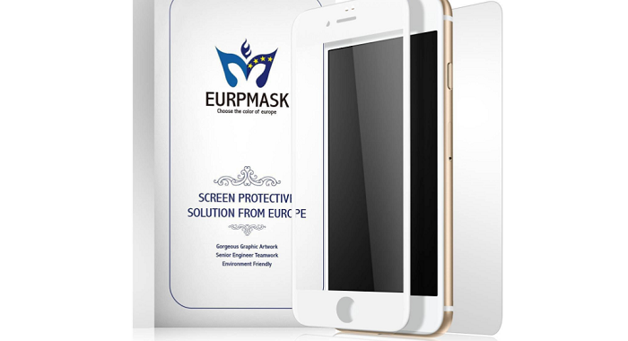 iPhone7用ガラスフィルム「EURPMASK 3D曲面全面保護ガラスフィルム」をレビュー！