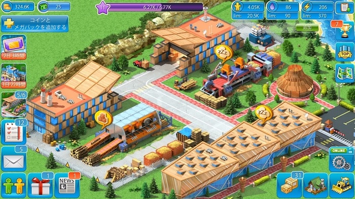 街を作るシミュレーションゲームアプリ「Megapolis(メガポリス)」を実際にプレイした評価と感想