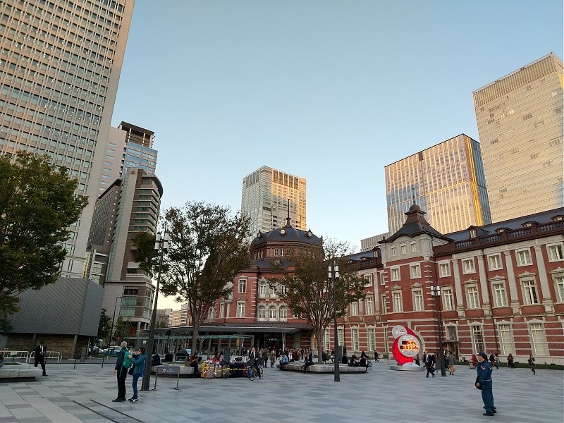 AQUOS sense3のカメラで撮影した東京駅
